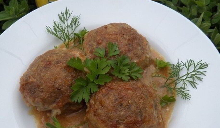 Рецепт запеченных рисово-рыбные тефтели