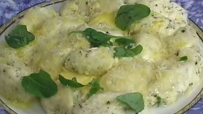 творожные ньокки с базиликом