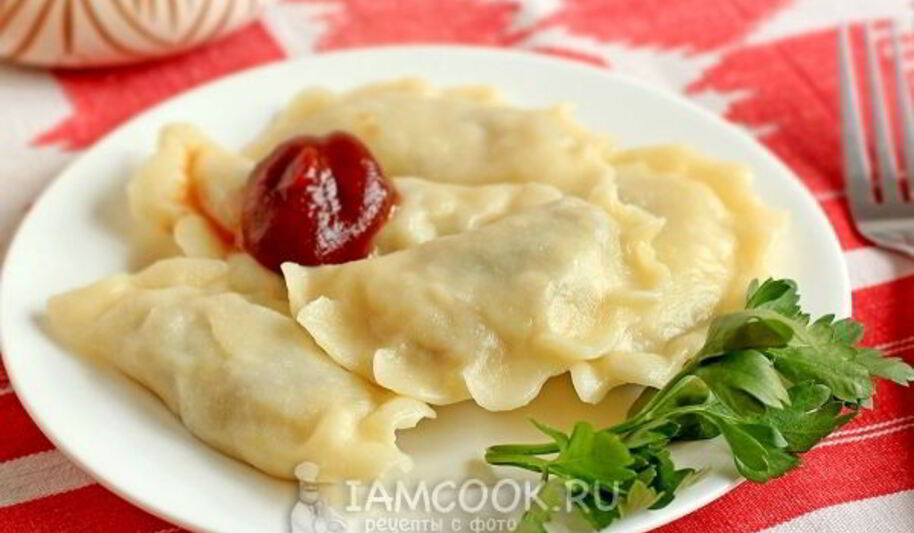 Рецепт постных вареников с картошкой и грибами