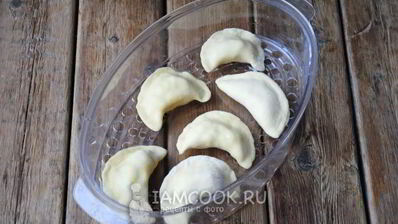 пышные украинские вареники на пару