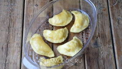 пышные украинские вареники на пару