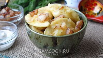 пышные украинские вареники на пару