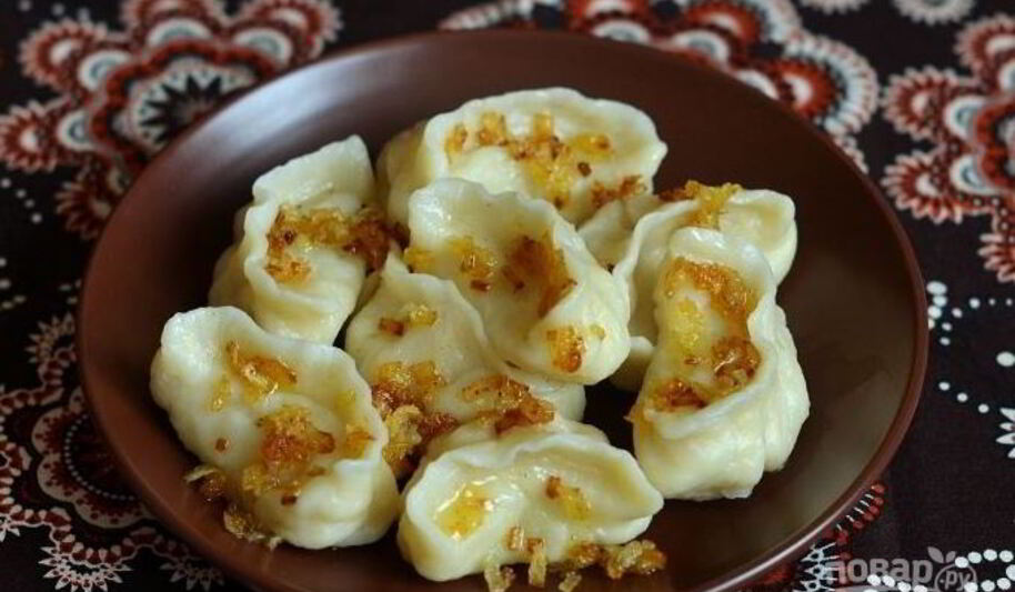 Рецепт украинских вареников с картошкой