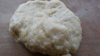 вареники из яичного теста с курицей и баклажанами