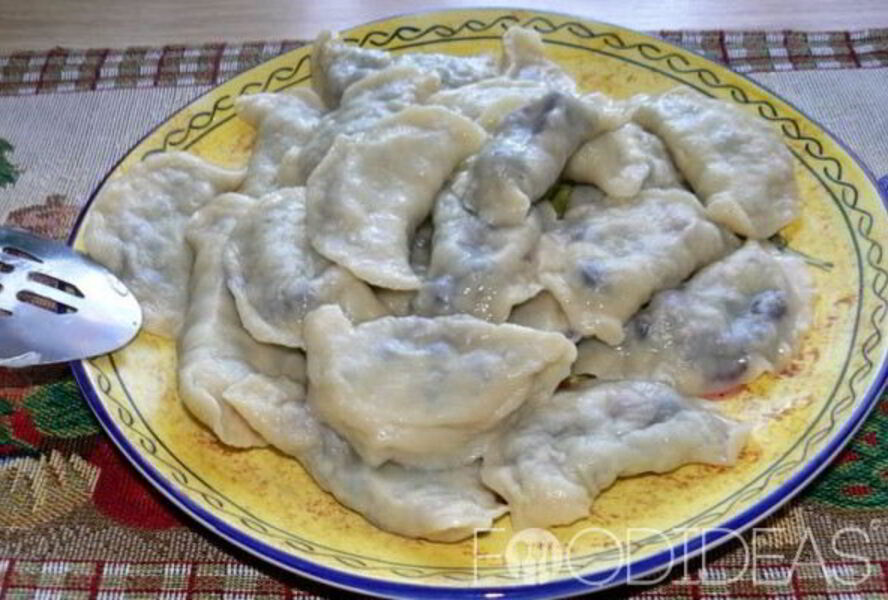 Вареники с черникой