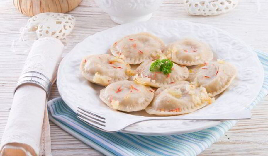 Рецепт вареников с гречкой и грибами