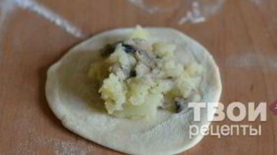 вареники с грибами