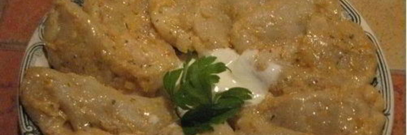 Вареники с кабачками