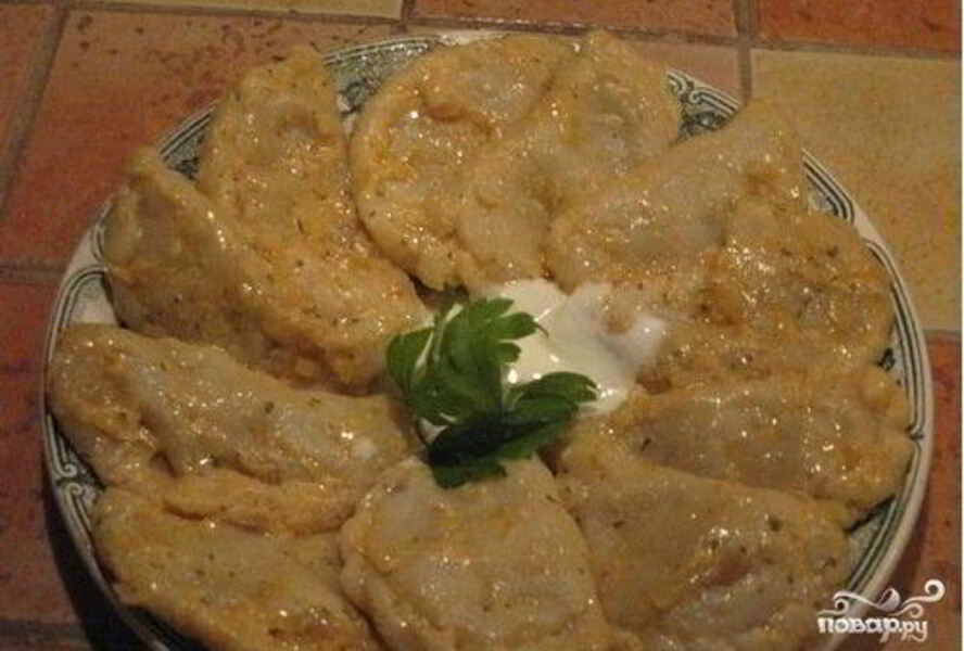 Вареники с кабачками