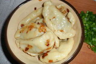 Вареники с картофелем и грибами