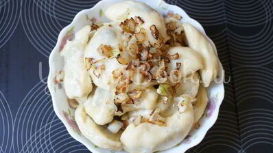 вареники с картошкой и грибами в мультиварке на пару