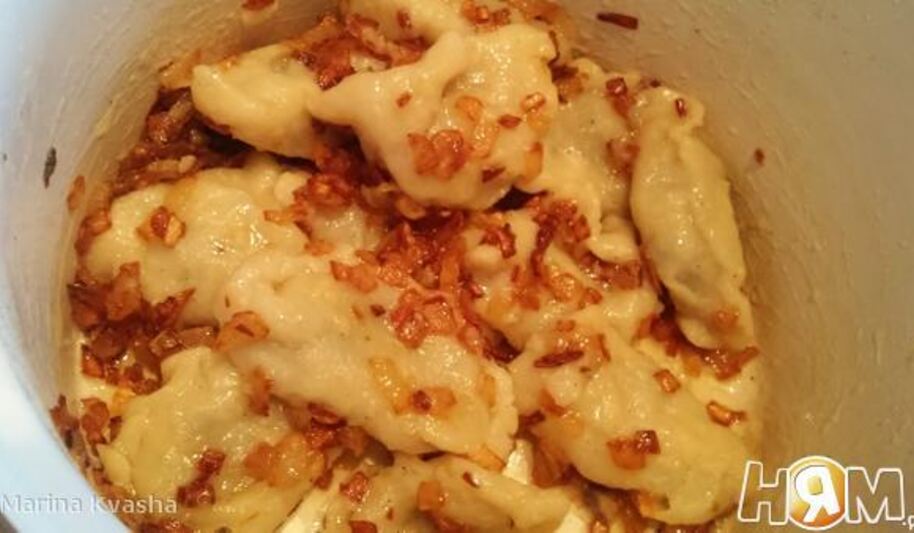Рецепт вареников с картошкой и грибами