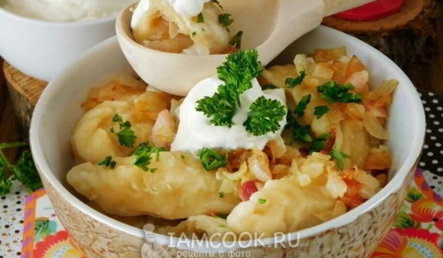 Рецепт вареников с картошкой и капустой