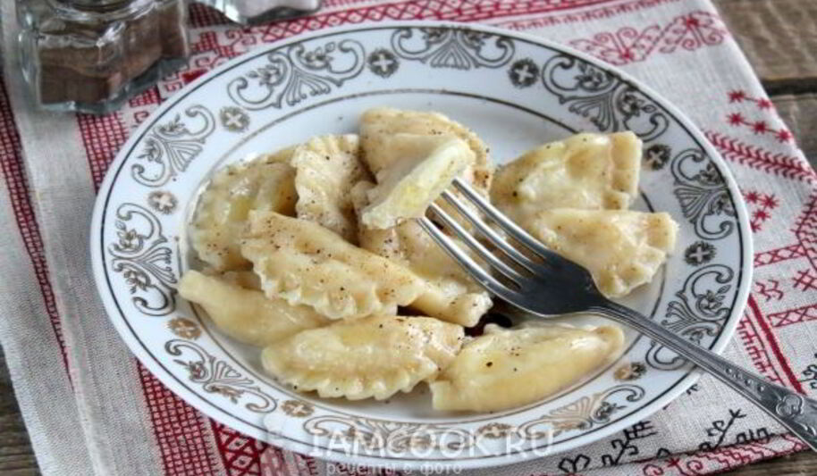 Рецепт вареников с картошкой и творогом