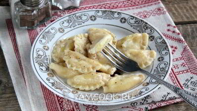 вареники с картошкой и творогом