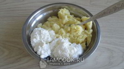вареники с картошкой и творогом