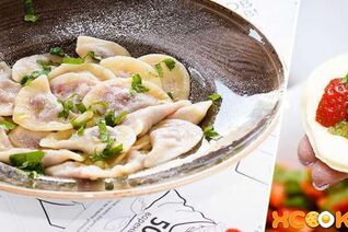 Вареники с клубникой