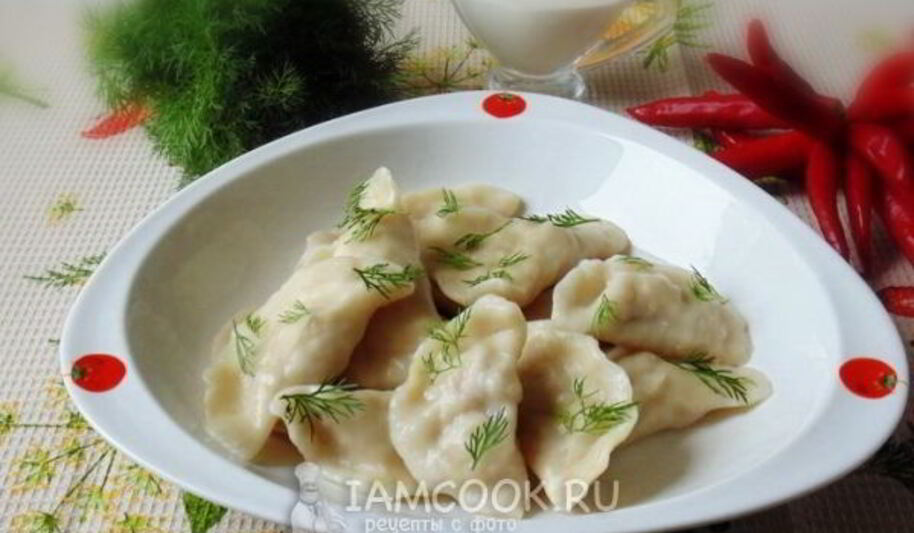 Рецепт вареников с отварным мясом