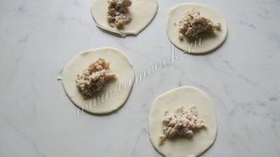 вареники с отварным мясом