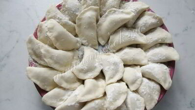 вареники с отварным мясом