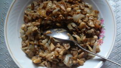 вареники с шампиньонами