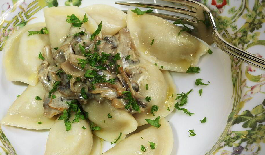 Рецепт вареников с телятиной