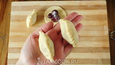 вареники с вишней на кефире