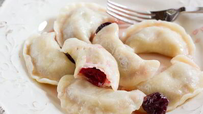 вареники с вишней