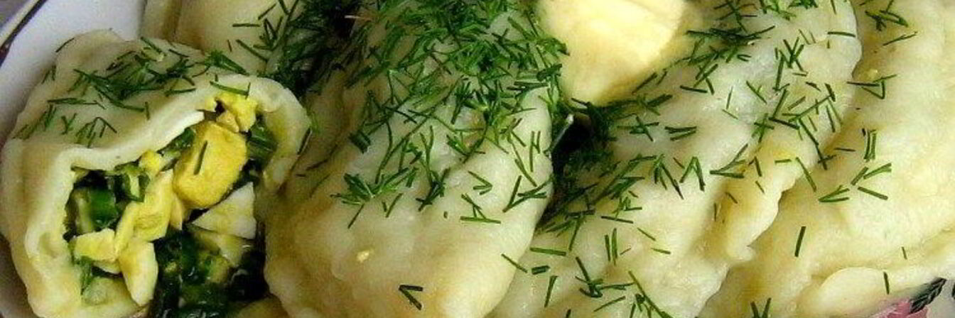 Вареники со шпинатом