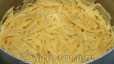 яичная лапша с мясом и овощами