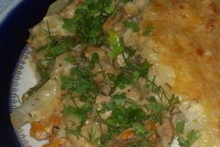 Жаркое из белых грибов