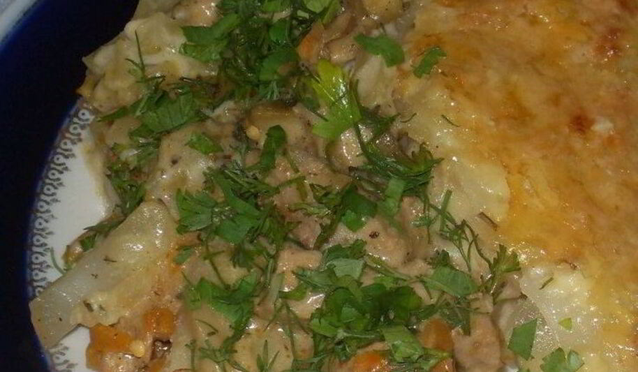 Рецепт жаркого из белых грибов