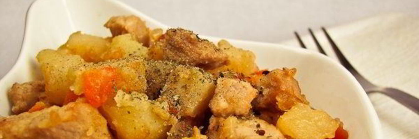 Жаркое из говядины с картофелем