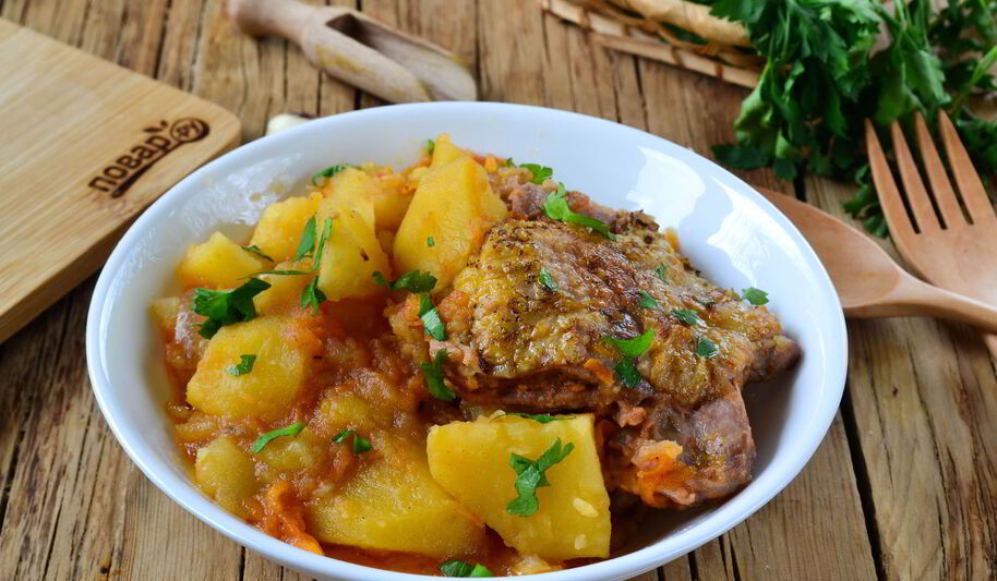 Рецепт жаркого из гуся