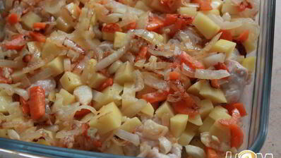 жаркое из индейки со стручковой фасолью