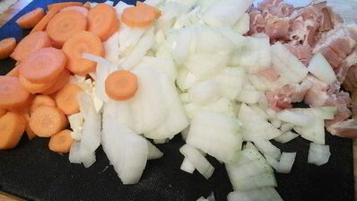 жаркое из курицы с фасолью