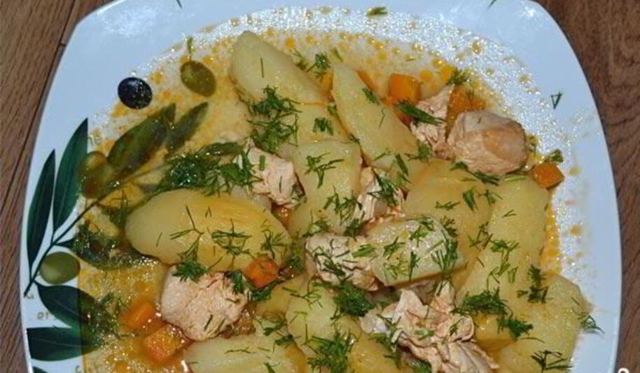 Рецепт жаркого из курицы в мультиварке