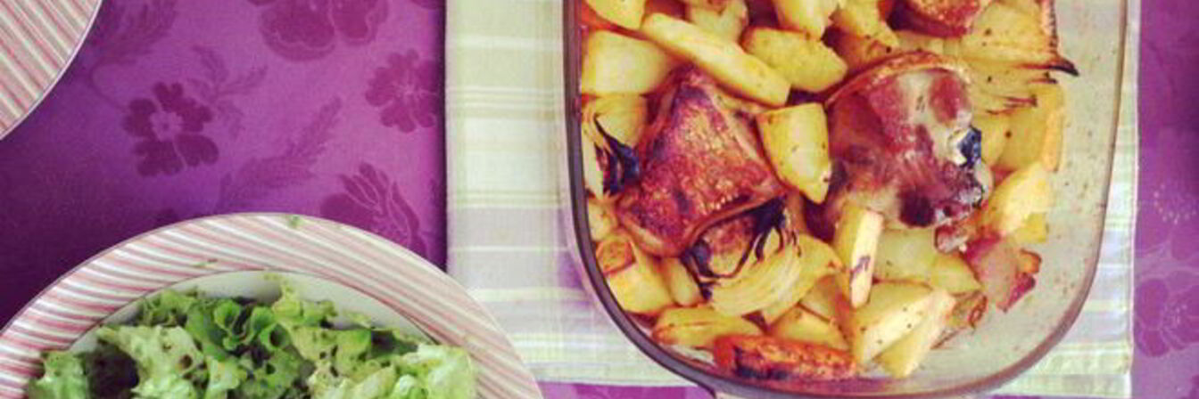 Жаркое из свинины с картошкой