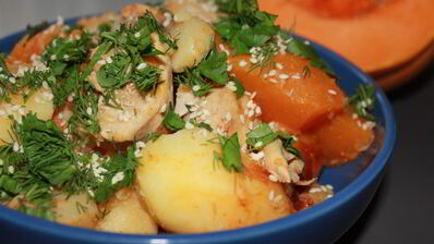 жаркое с тыквой