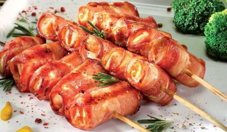 Рецепт жаркого в пивнома маринаде и сырных шашлычков