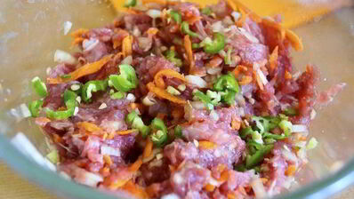 картофельные зразы с острой мясной начинкой