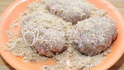 куриные зразы с грибами удачные