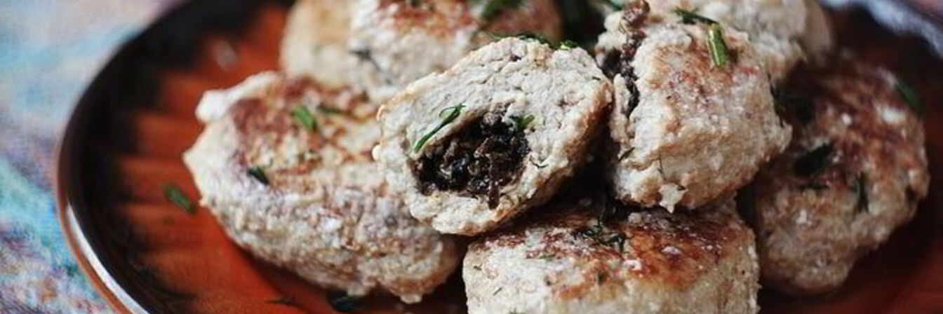 Куриные зразы с грибами