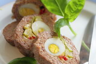 Мясные зразы с овощной начинкой