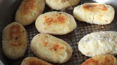 постные картофельные зразы с грибами