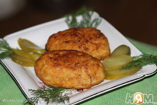 Рыбные зразы с грибами и сыром