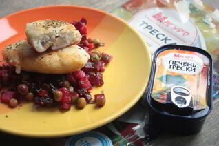 Рыбные зразы с печенью трески