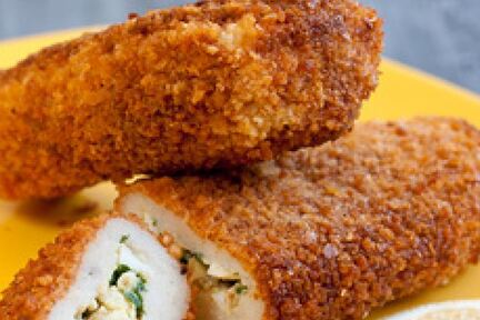 Рыбные зразы в панировке