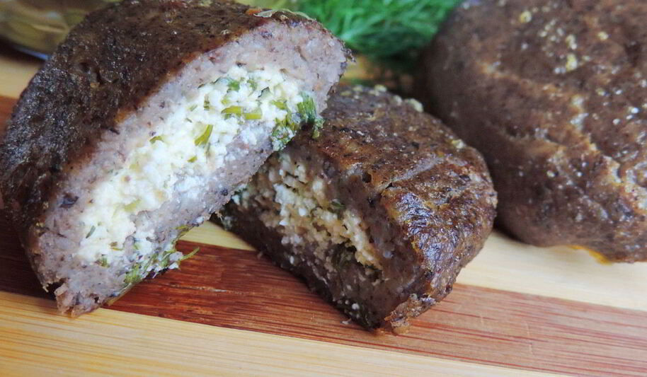 Рецепт запеченных гречневых зраз с творожной начинкой