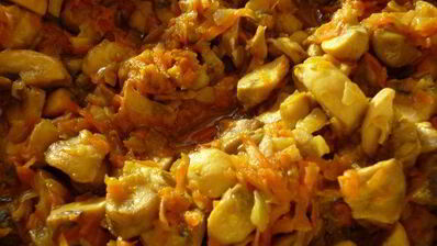 зразы с начинкой из грибного омлета